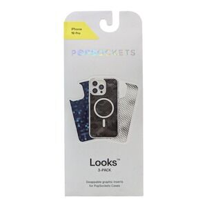 D6. Looks Popsockets Swappable Graphic Inserts LOOKS‎ 3-pack For 16 PRO